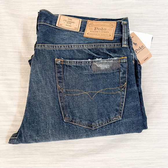 Polo Ralph Lauren Classic Fit Rigid Jeans-Distressed - Picture 12 of 15